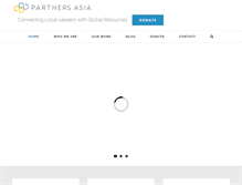 Tablet Screenshot of partnersasia.org
